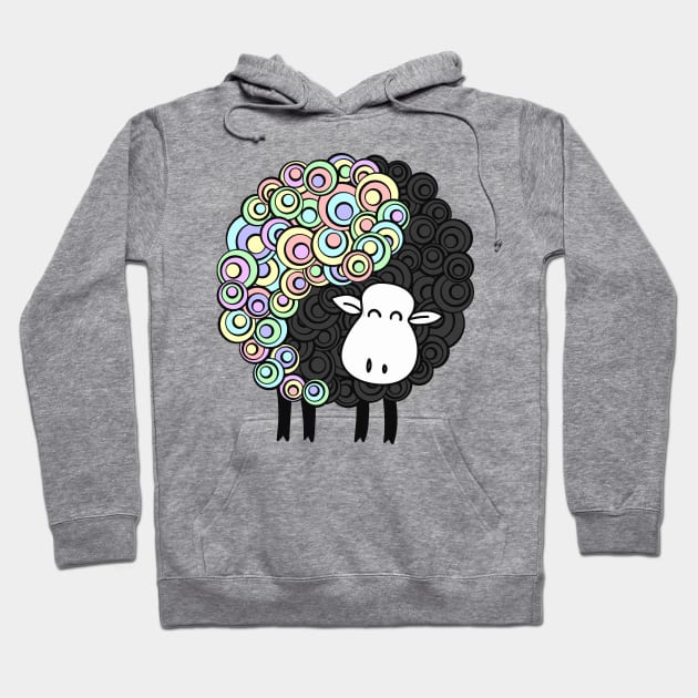 Yin Yang Sheep Hoodie by GeneralDesignStudio